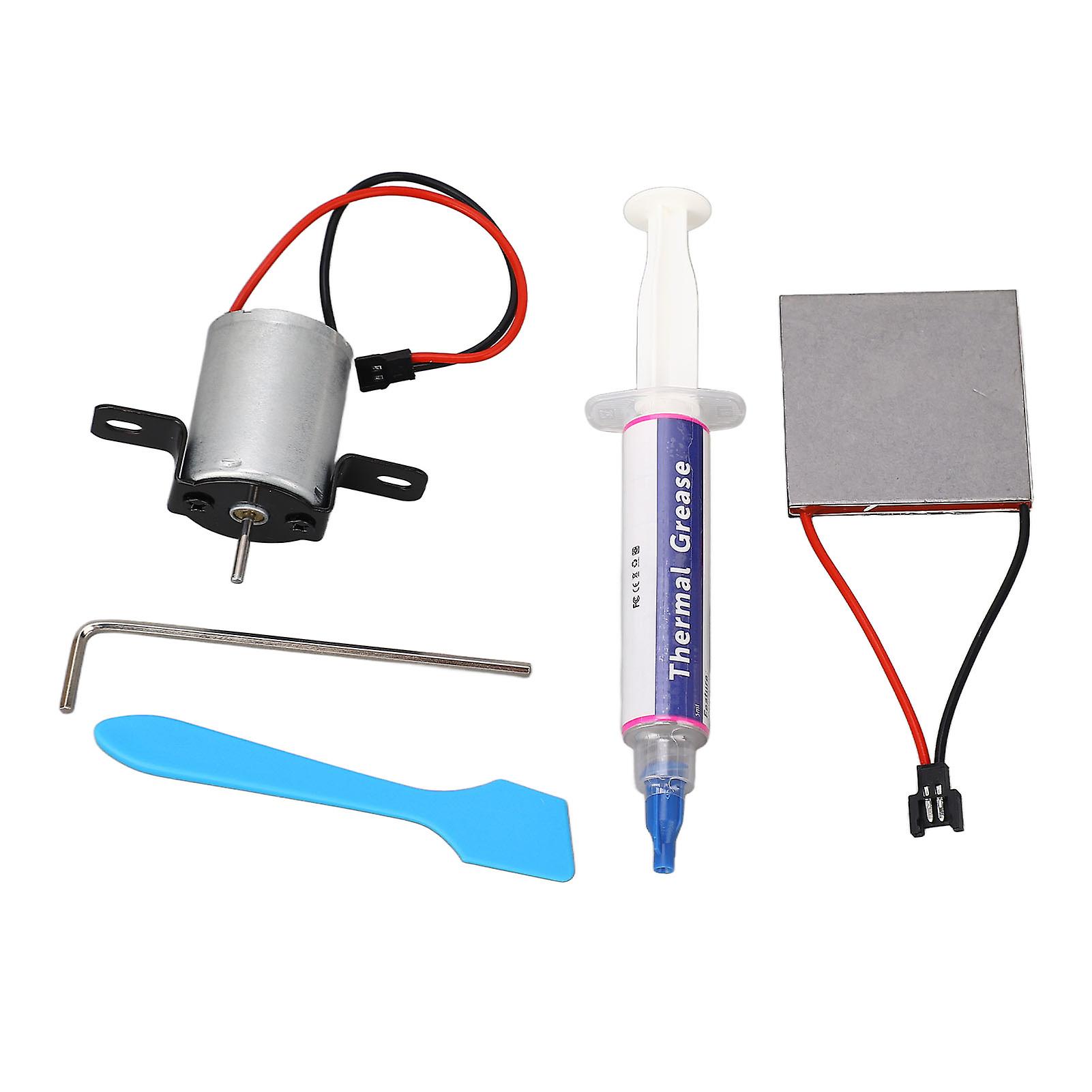 Ouitble Stove Fan Accessories Motor Power Generation Sheet Set, Universal Fireplace Fan Stove Repair Accessories, Compatible with Various Models,