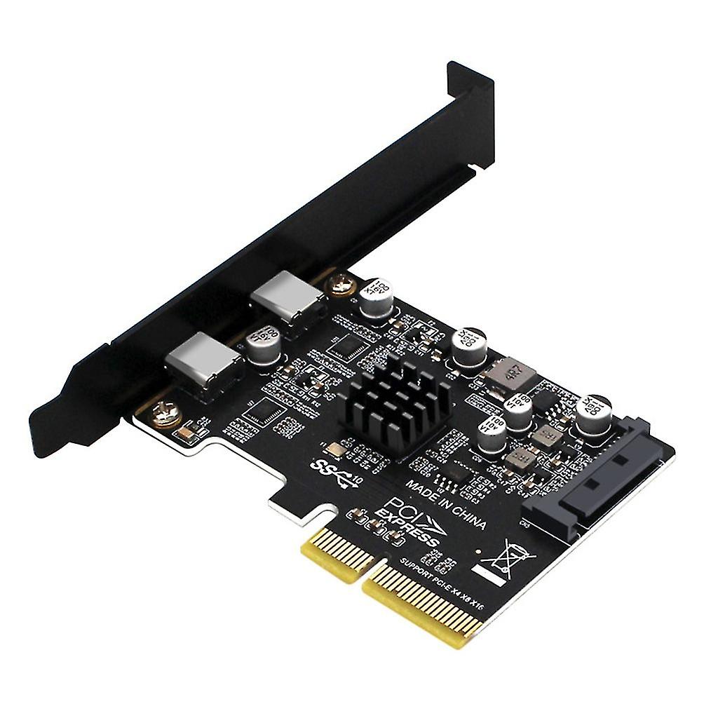 Usb 3.1 To Pci-e 2 Port Pci-express 3.0 Expansion Card 15pin Power Connector