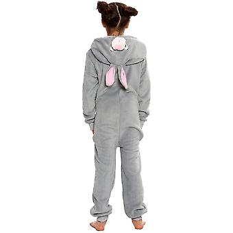 A2Z 4 Kids Girls Boys Bunny Costume Jumpsuits Soft Plush Fleece