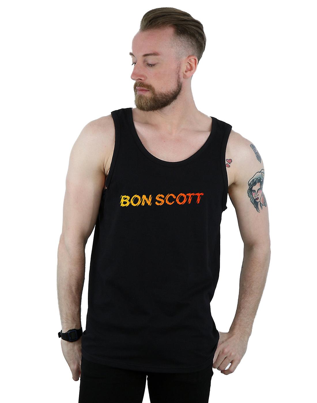 Bon Scott Men’s Shattered Logo Vest | Fruugo UK