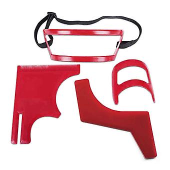 Men's Beard Combs Neck Hair Line Guide Shaping Styling Template Comb Trim Beards Salon Home Use