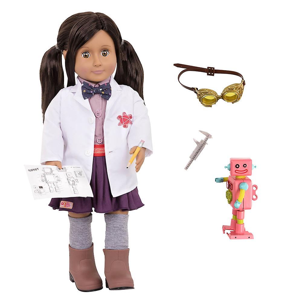 Our Generation Premium Quality Blanca in Inventor Outfit Doll Set 46 Centimeters