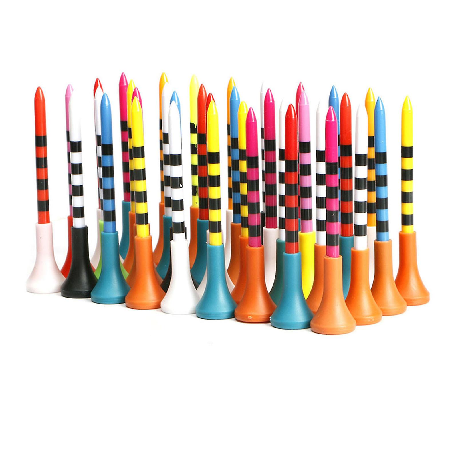 Golf Tee Multi Color Reduce Friction Professional Golf Tee for Outdoor
