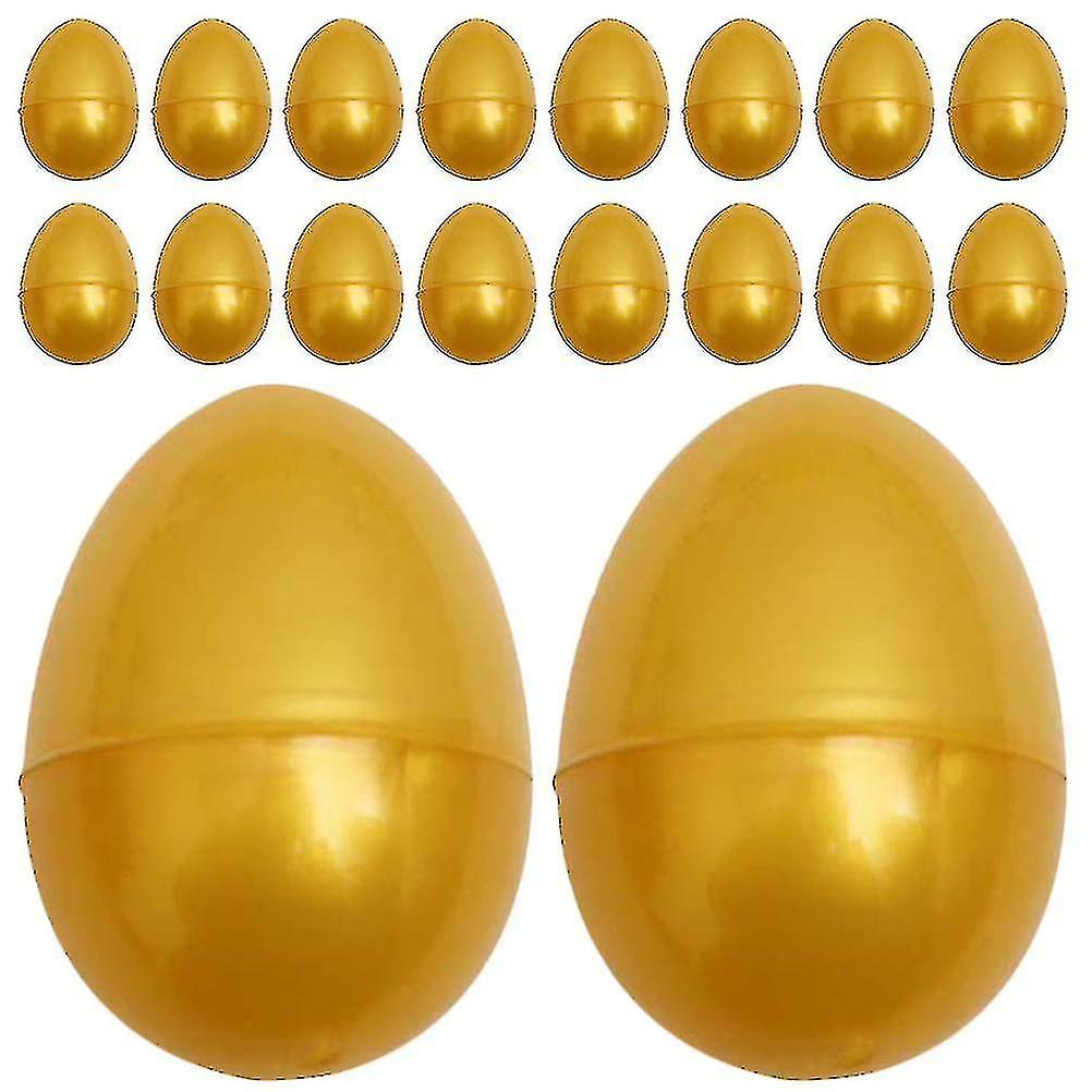 24pcs Empty Golden Eggs Egg Kids Toy Wrapping Egg Egg