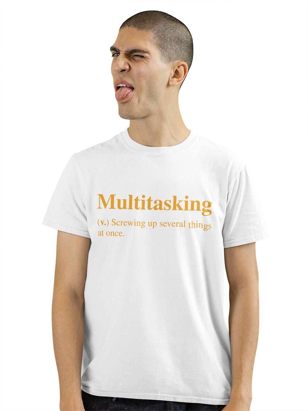 Funny Sarcastic Joke T Shirt Multitasking Screwing Up Several Things At Once