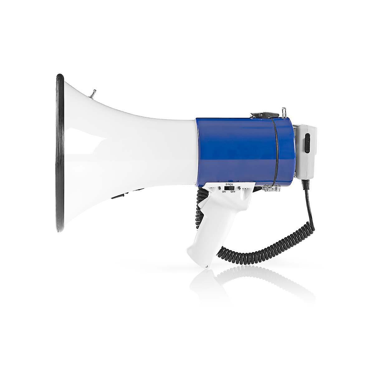 Megaphone | Max Range: 1500 m | Maximum Volume Control: 135 dB | Detachable Microphone | Built-in sire