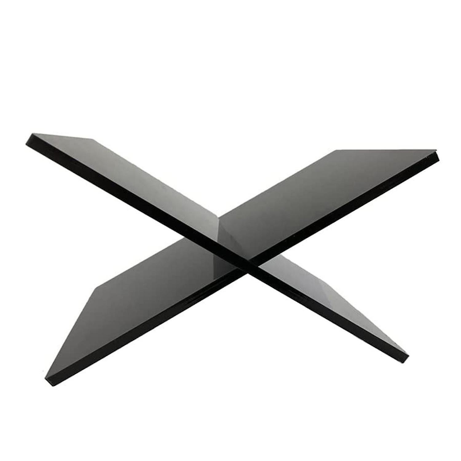 Reading Bookshelf X Shaped Easy To Clean Smooth Surface Fine Workmanship Multipurpose Reading Wide U