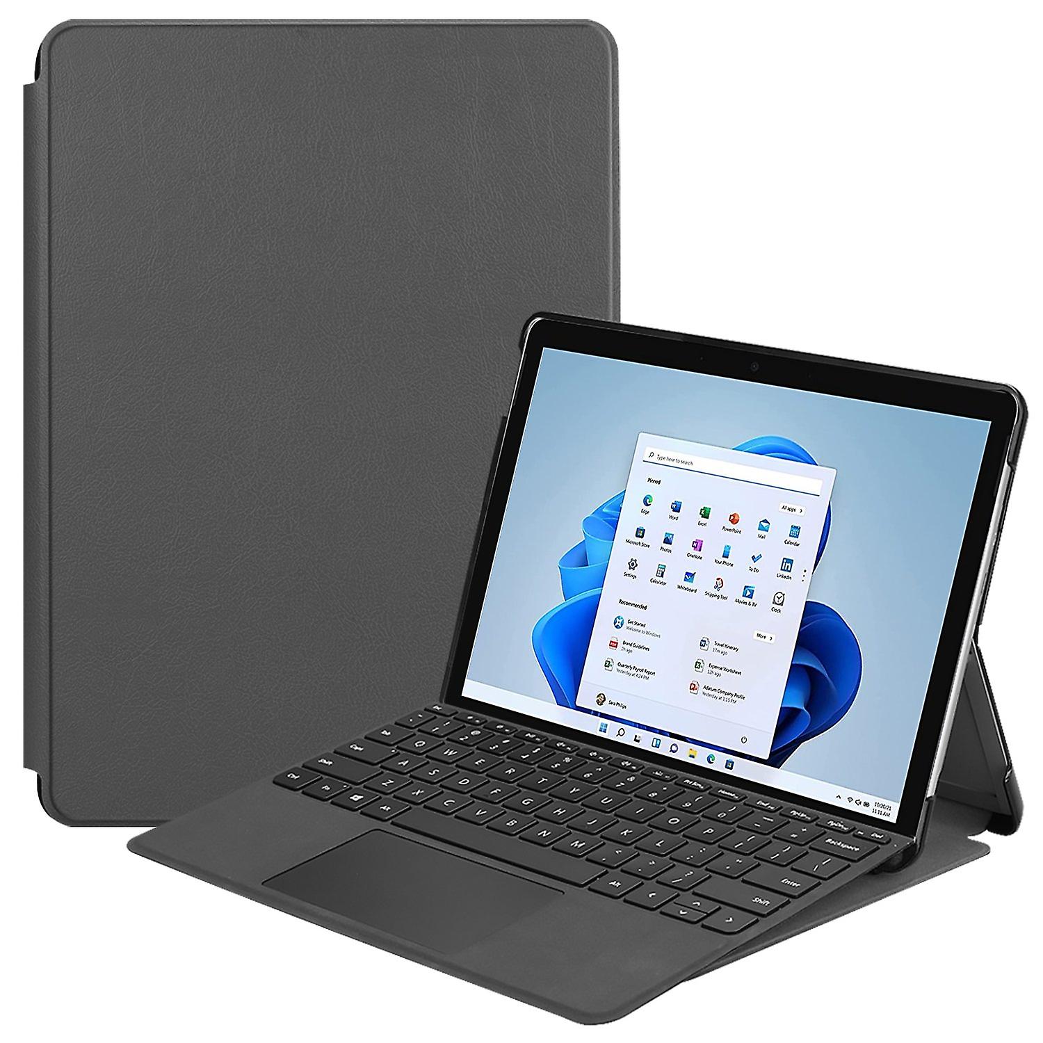 Solid Color Tablet Leather Case For Microsoft Surface Pro 8