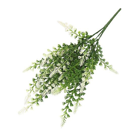 Plastic Artificial Plant No-watering Utility Nice Looking Decorative Faux Lavender Branch