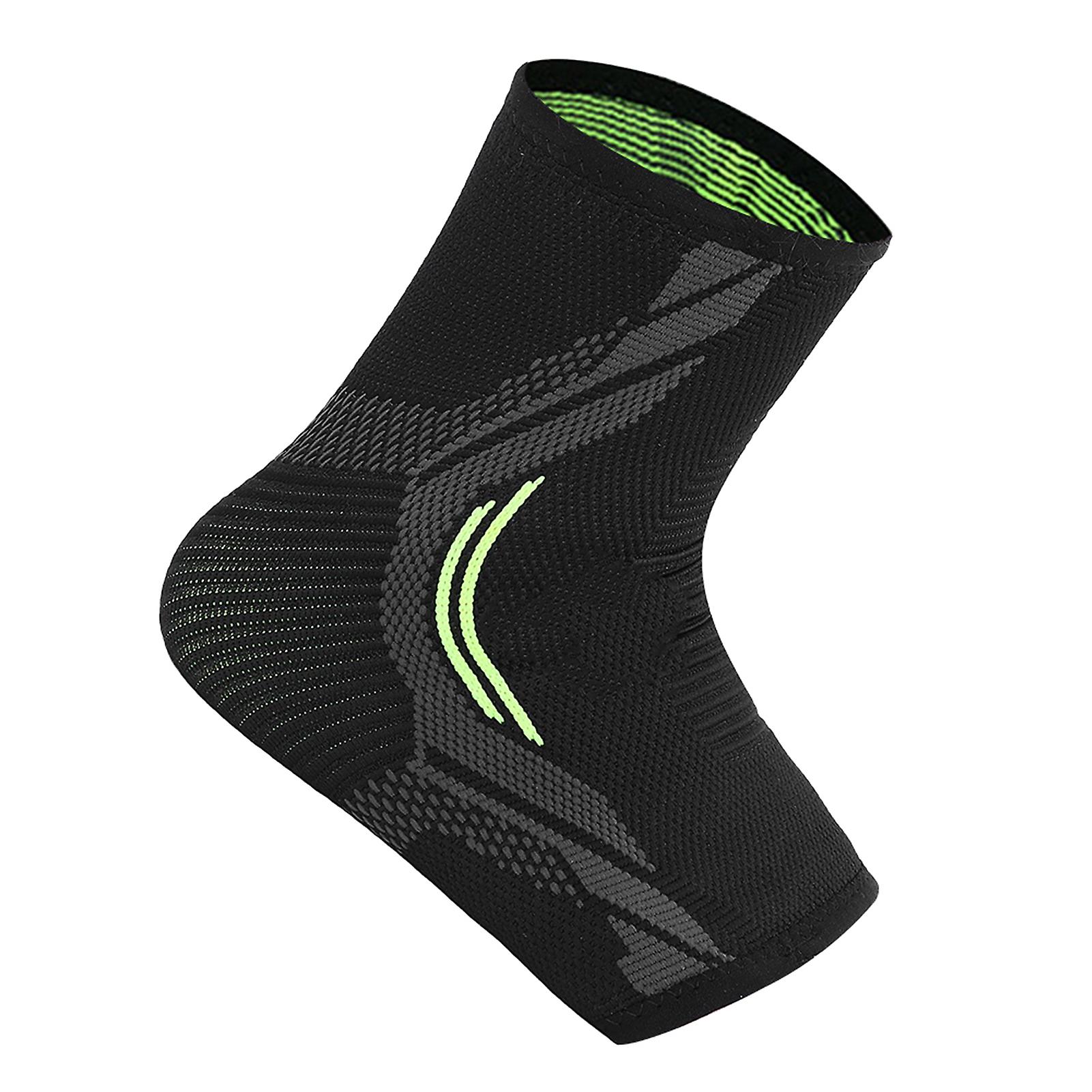 Breathable Ankle Support Brace with Stabilizing Strap for Sports, Basketball, Fitness, Horse Riding, Size L