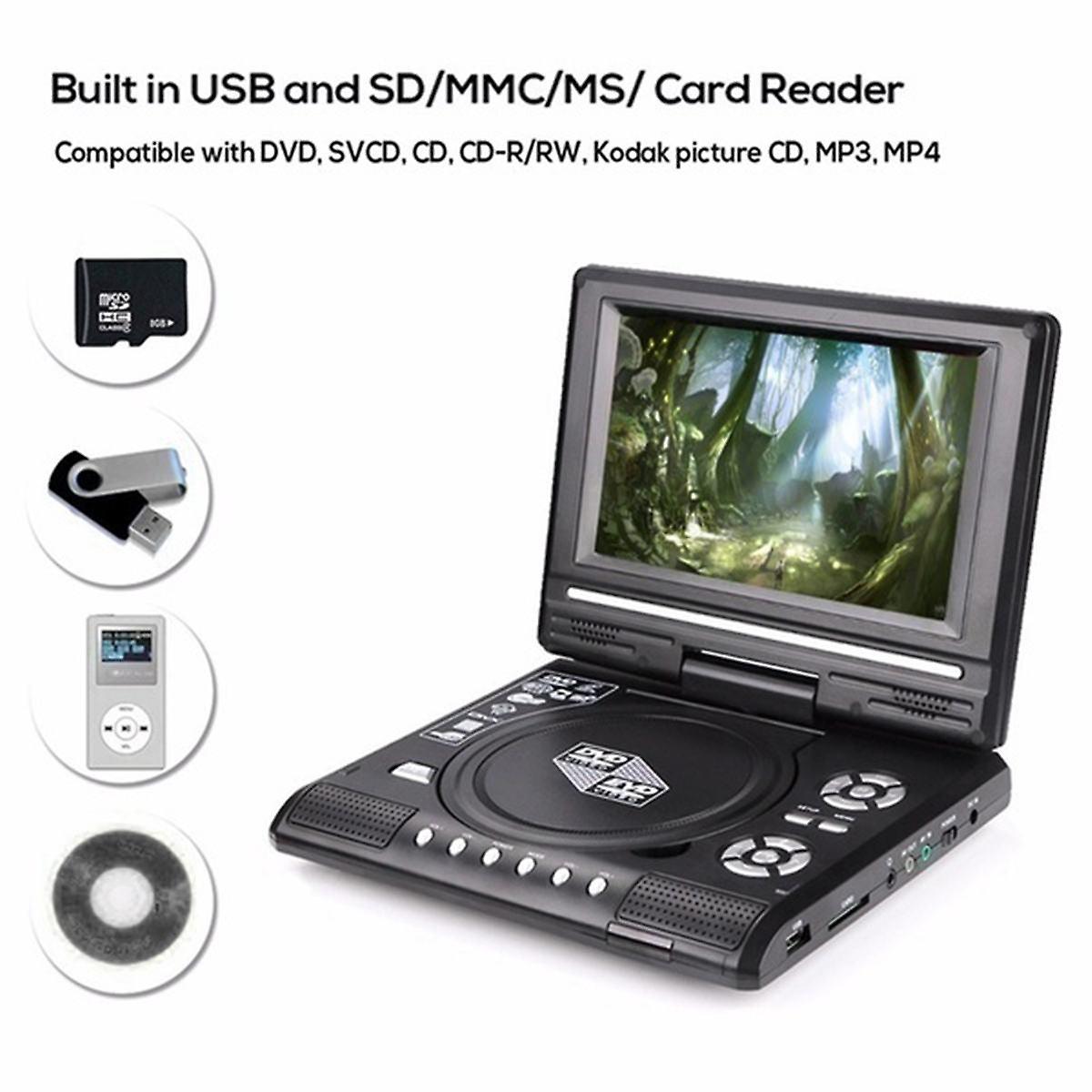 7.8 inch Portable DVD EVD Player with TV/FM/USB/Game Function