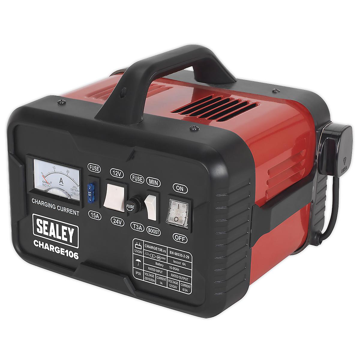 Sealey Charge106 Battery Charger 8Amp 12/24V 230V