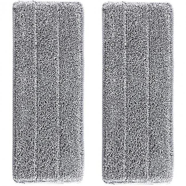 2 Microfiber Broom Refill Covers - Auto Clean And Dry Broom - Replacement Microfiber/Broom Pads Mops