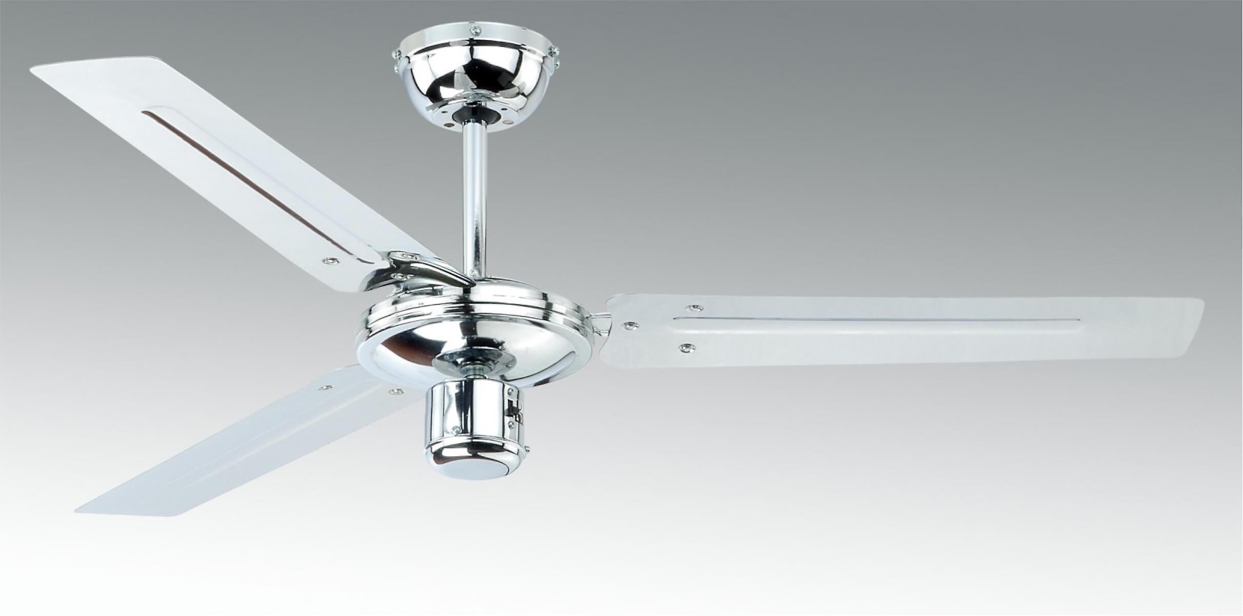 Ceiling fan Zephyr Industrial 122cm / 48" chrome