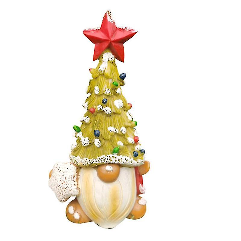 1pcs Christmas Tree Gnome Statue