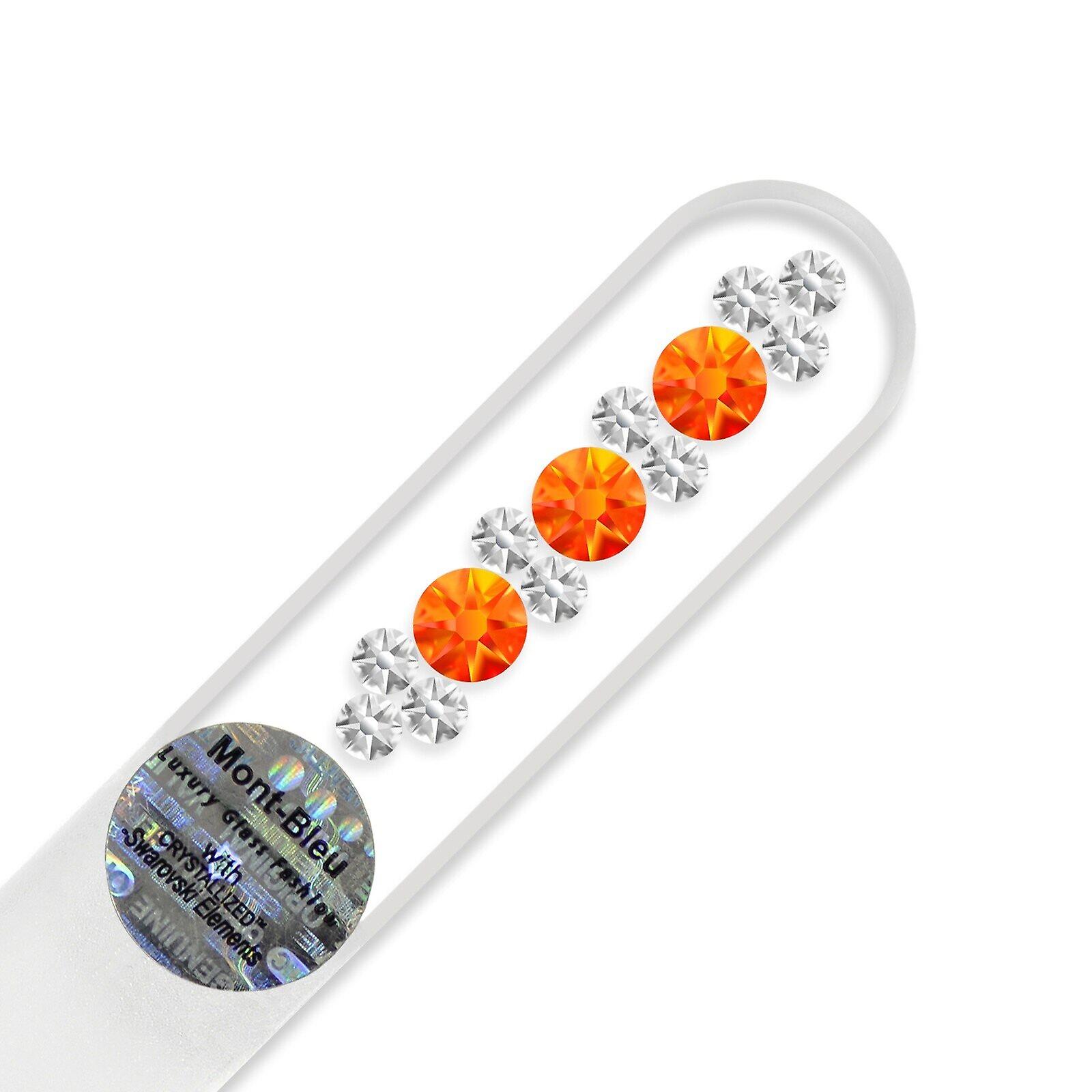 Purse size nail file OR-S - Fireopal - Crystal