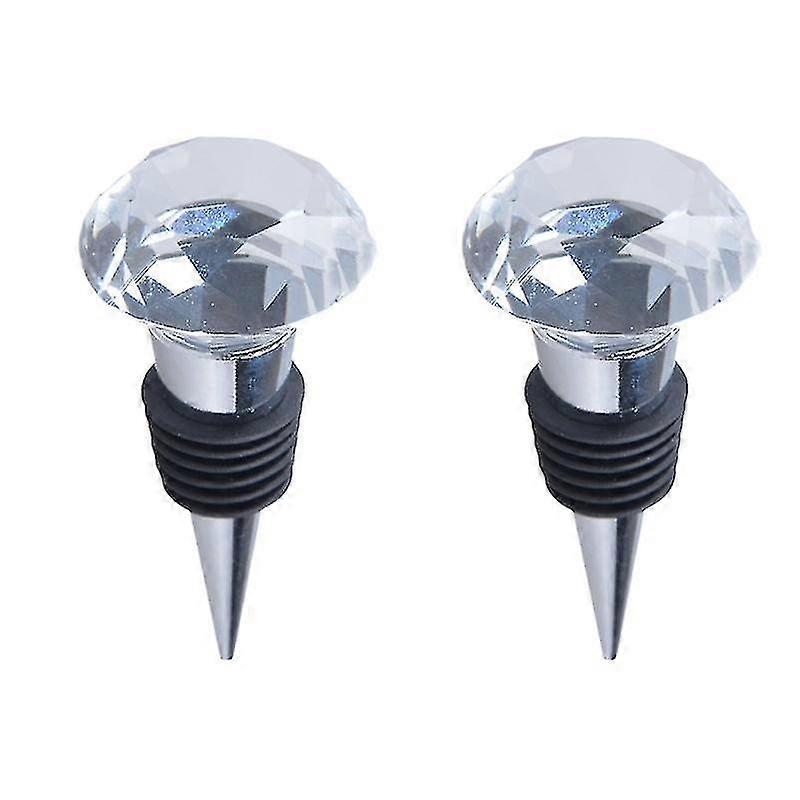 2pcs barware corks,  Crystal Wine Stopper