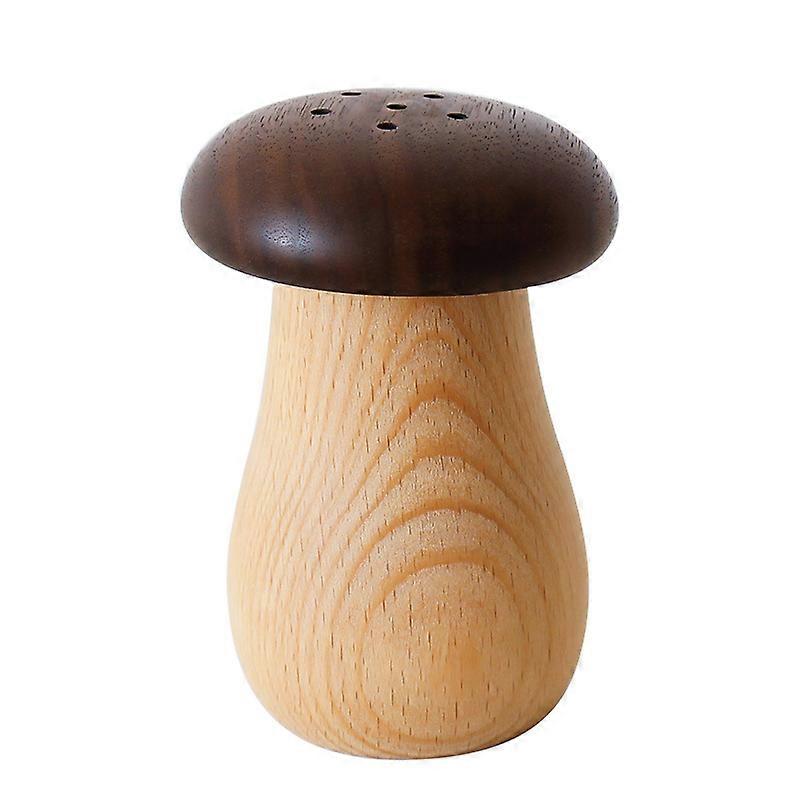 Wooden Black Walnut Household Cute Mushroom Toothpick Holder Jar Toothpicks Toothpick Bucket Storage Toothpick Box