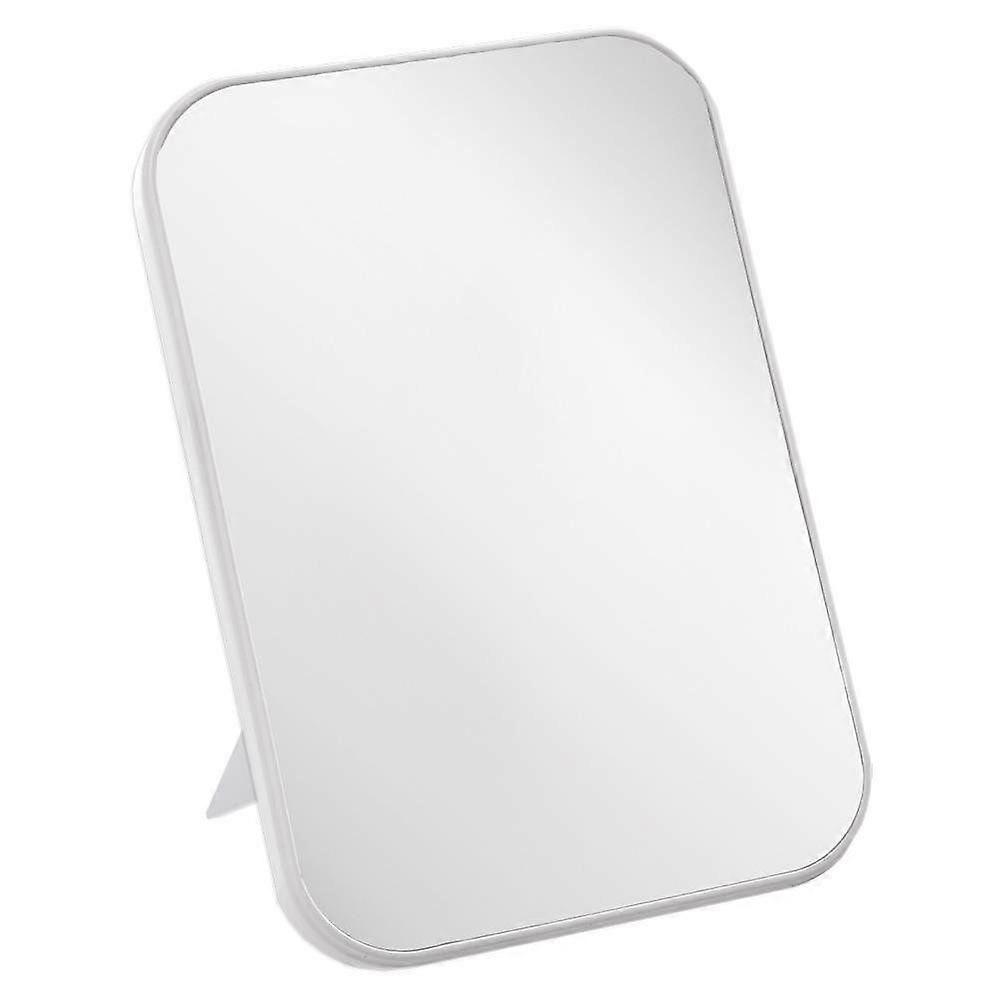 Makeup Mirror on Stand with White Frame for Makeup