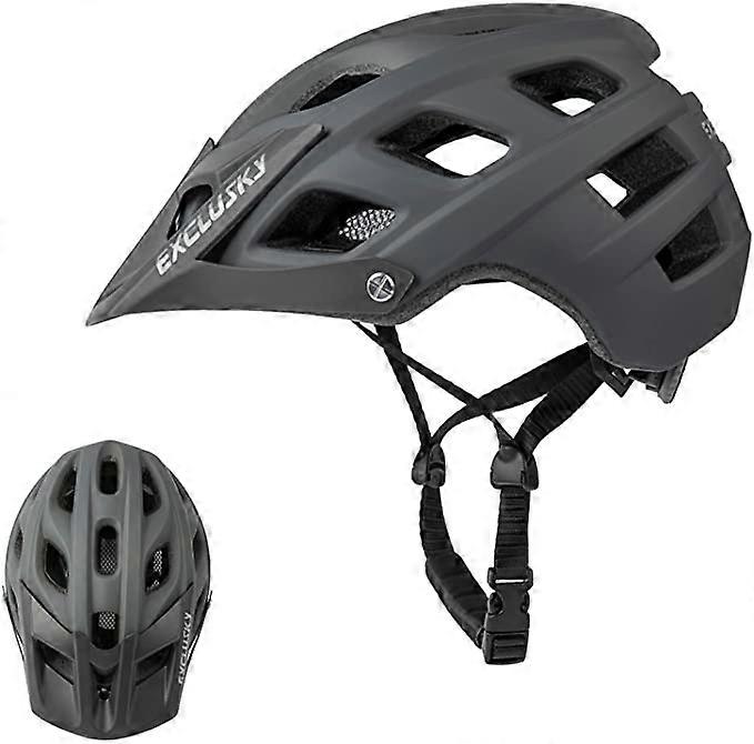 KONGQTEE Exclusky Mountain Bike Κράνος, MTB Κράνος Ενηλίκων Ελαφρύ Αναπνεύσιμο Ανδρικό Κράνος Ποδηλάτου Ποδηλασία Mountain &; Road Κράνη ποδηλάτου για άνδρες γυναίκες