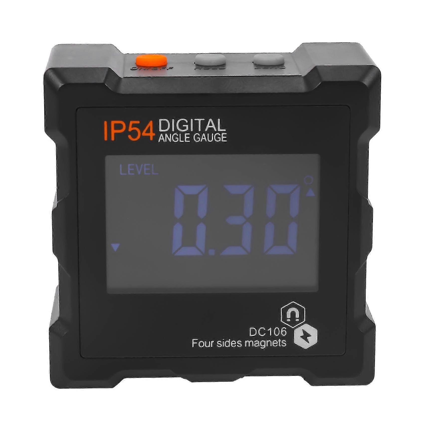4 X 90 Degrees(0-)digital Electronic Magnetic Angle Gauge Backlight Digital Level Box Protractor Be