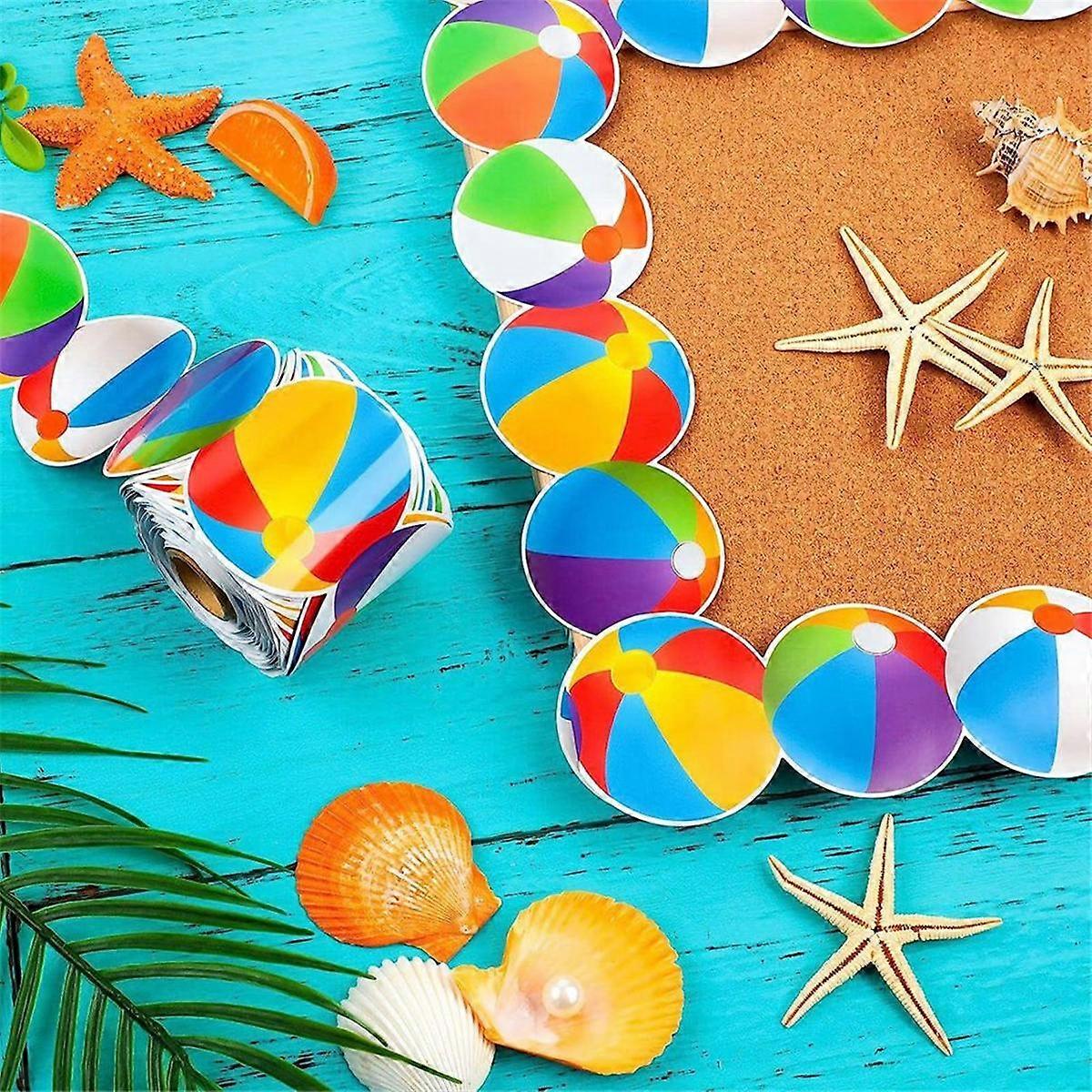 Bulletin Board Border 68.9 Feet Beach Ball Border Trim Borders for School Classroom Home Chalkboard