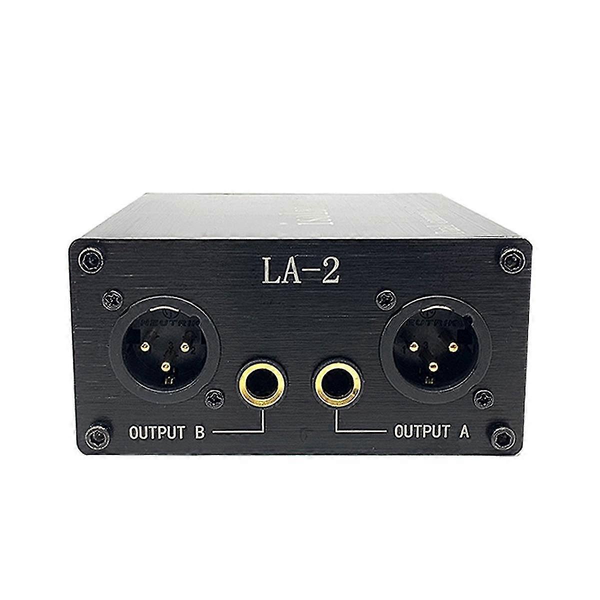 Audio Signal Isolator 6.35 Xlr Head Mixer Audio Current Acoustic Noise Filter Remover La-2