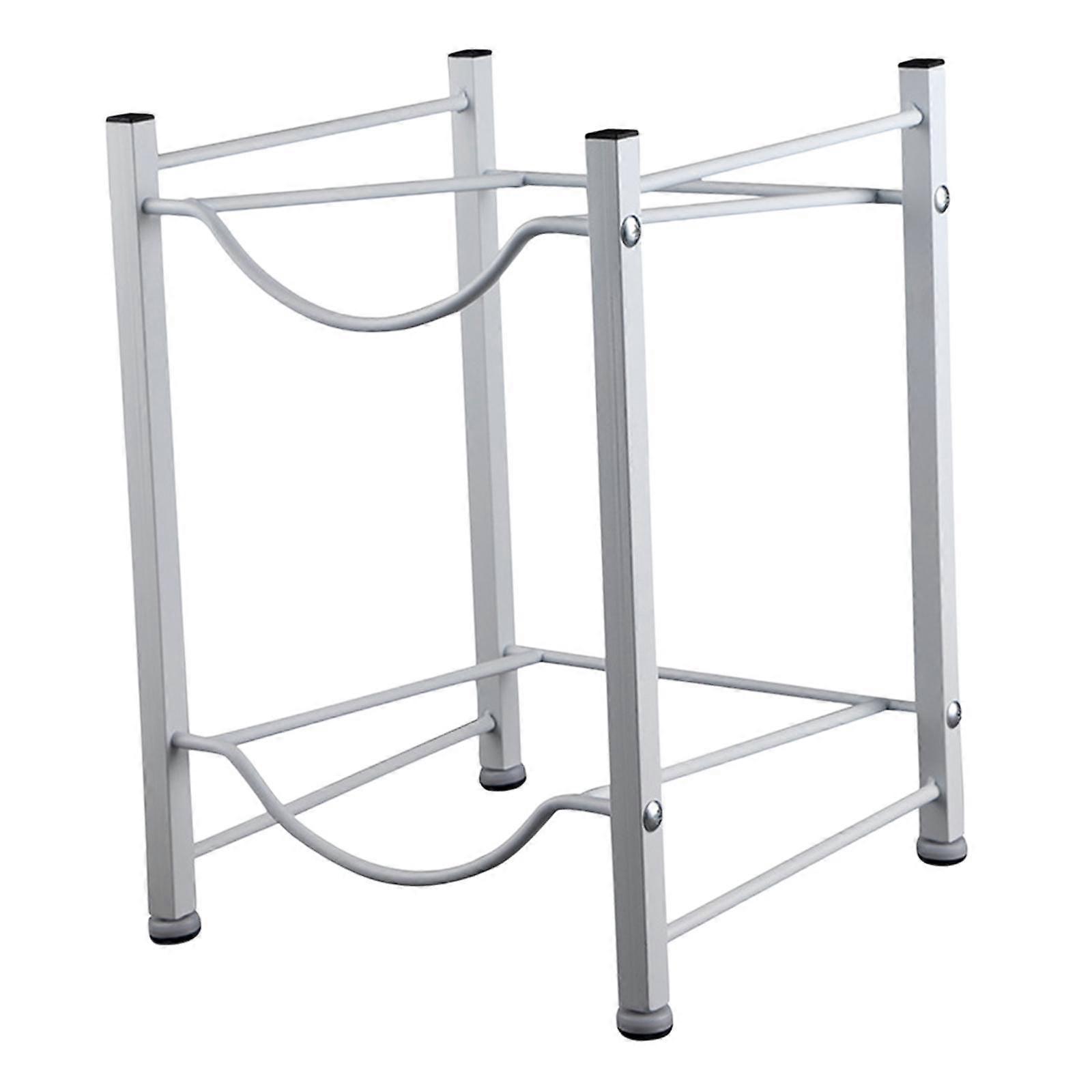 5 gallon vattenflaskhållare stabil hylla tung metall vattenflaskställ argent