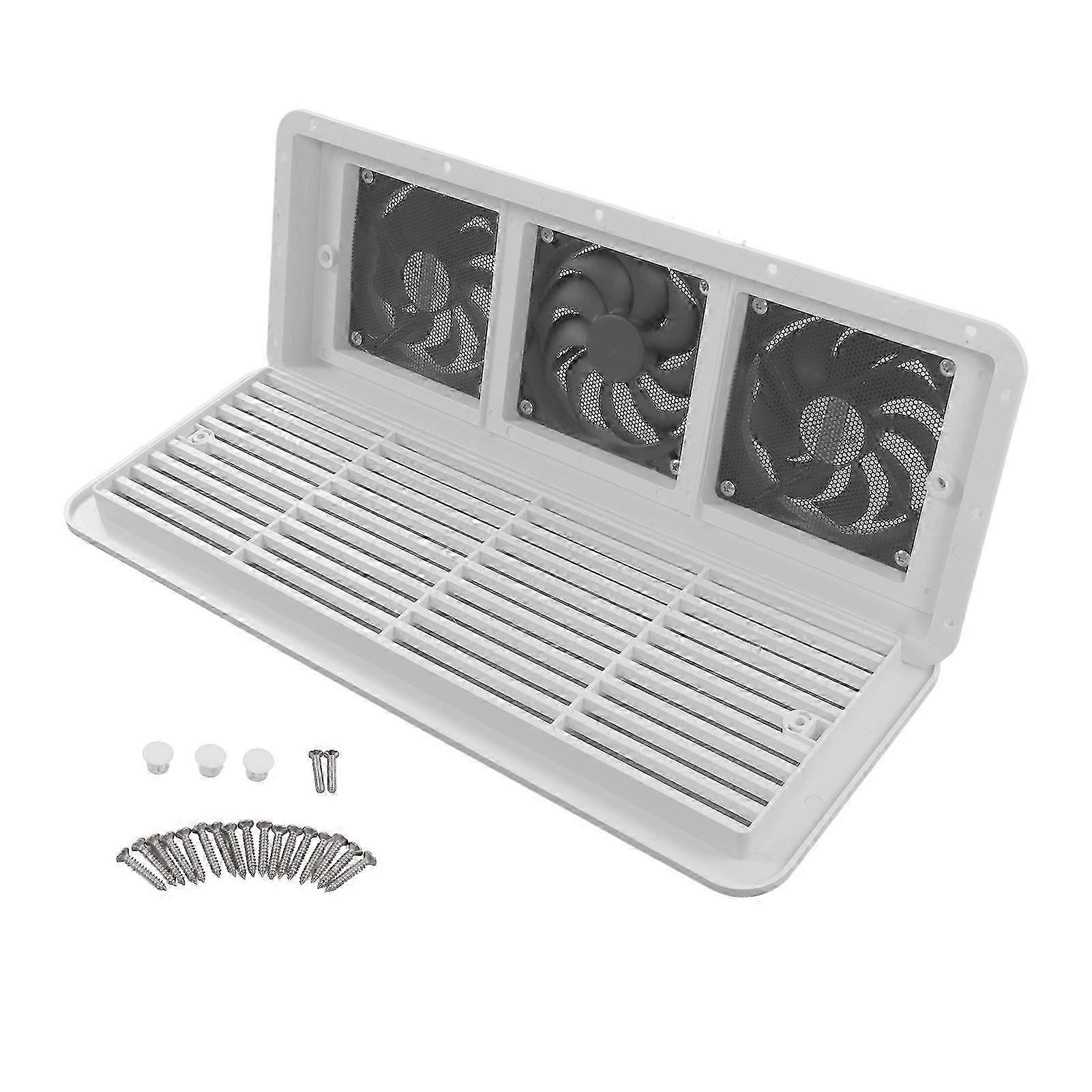 Ventilatore di ventilazione per camper 480x185mm Ventola di scarico dell'aria a bassa rumorosità con rete filtrante