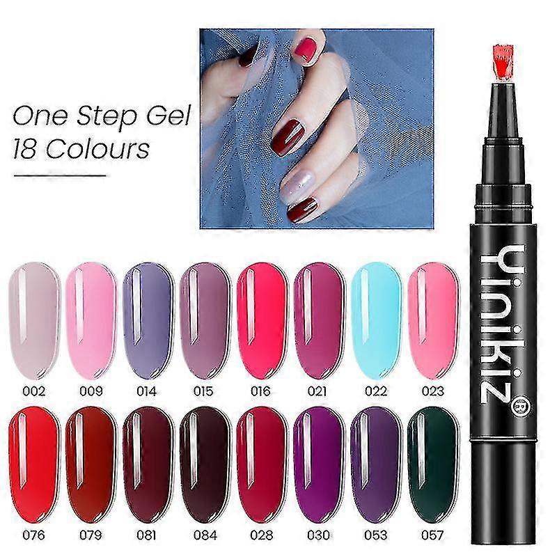 One Step Nail Gel Pen Portatile 3 In 1 Smalto Penna Professionale Fai Da Te Accessori Per Unghie Per Le Donne Molti Colori Sono Disponibili (Compra...