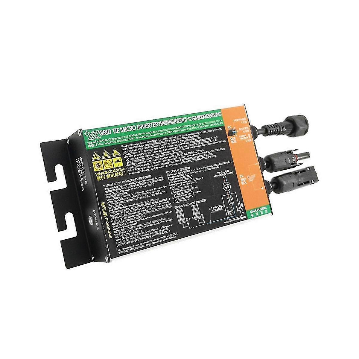 600W MPPT Photovoltaic Grid Tie Mini Solar Inverter DC 18-50V to AC 110V Mini on Grid Inverter for