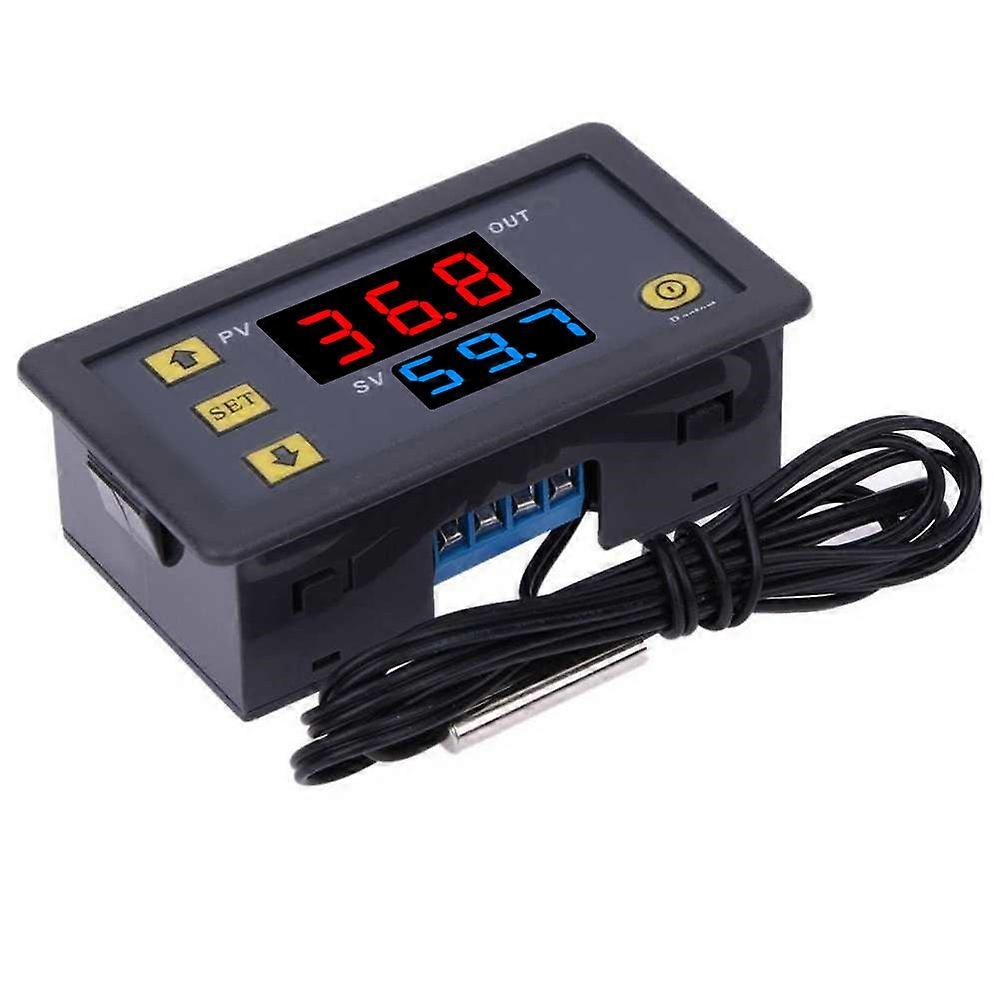 W3230 Regolatore di temperatura digitale con uscita relè -55 ~ 120C Regolatore del termostato Interruttore di controllo del riscaldamento e del raffreddamento 10A 220 V / 20 A 12 V