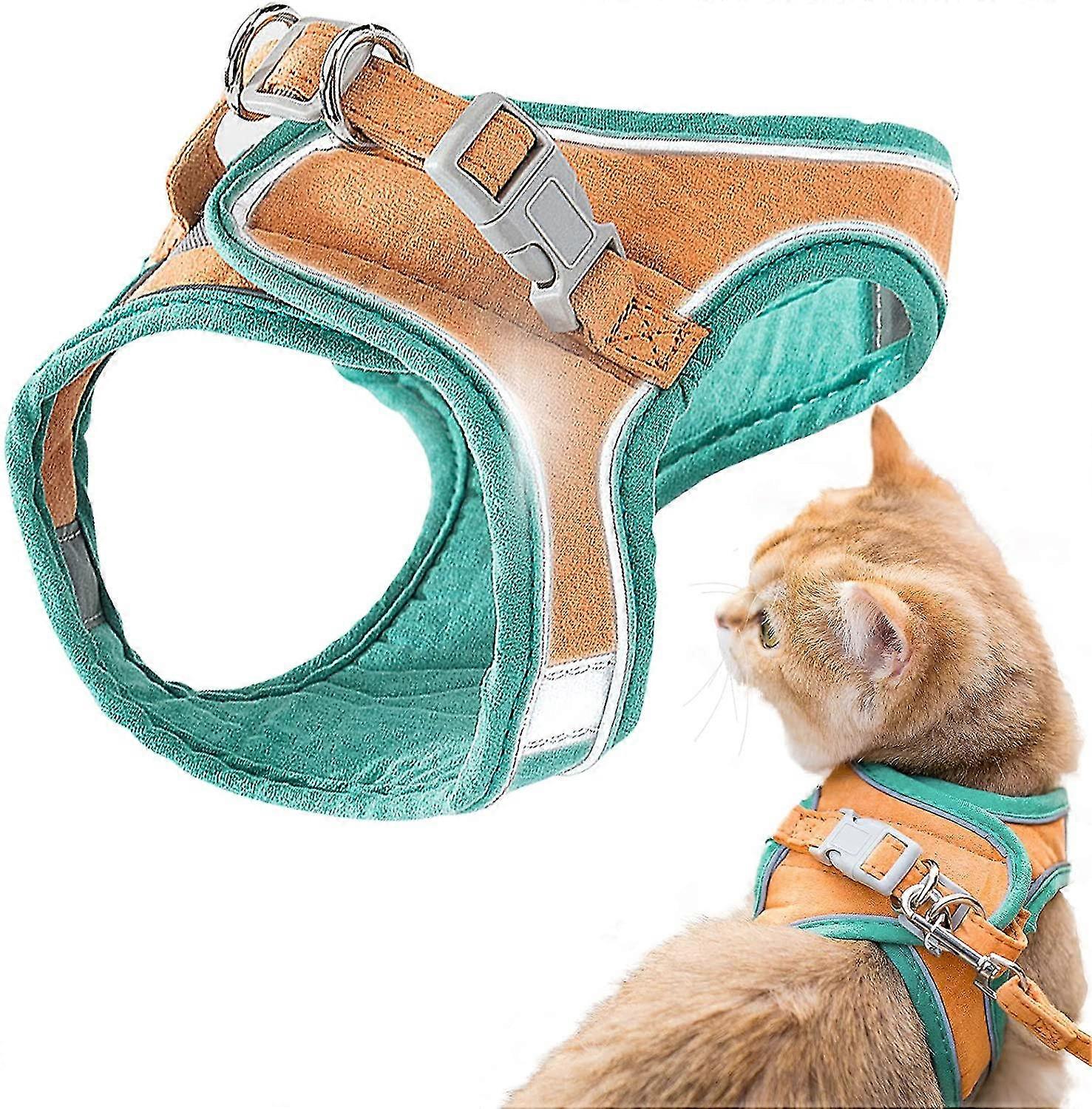 Cat Harness And Leash, Comfortable Cat Walking Jacket With Leash