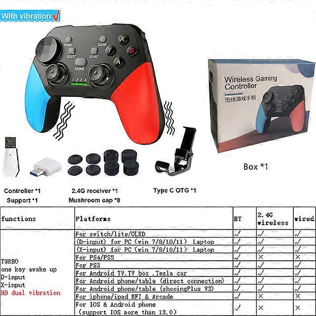Bluetooth-compatible Gamepad for Android Mobile Cell Phone Game Controller For Minecraft Genshin Pubg PPSSPP