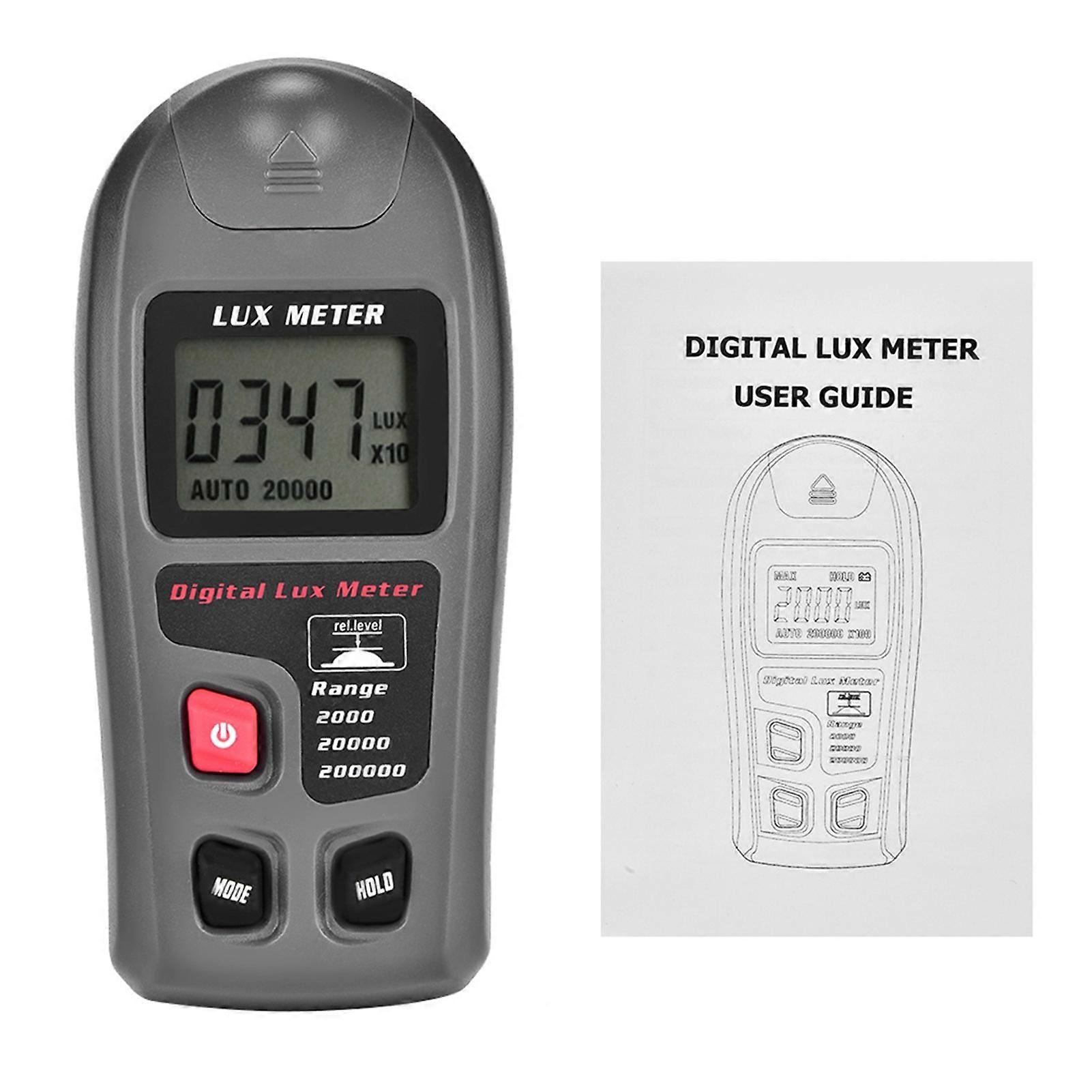 MT-30 Digitale Luxmeter LCD Display Light Meter Milieu het Testen Illuminometer