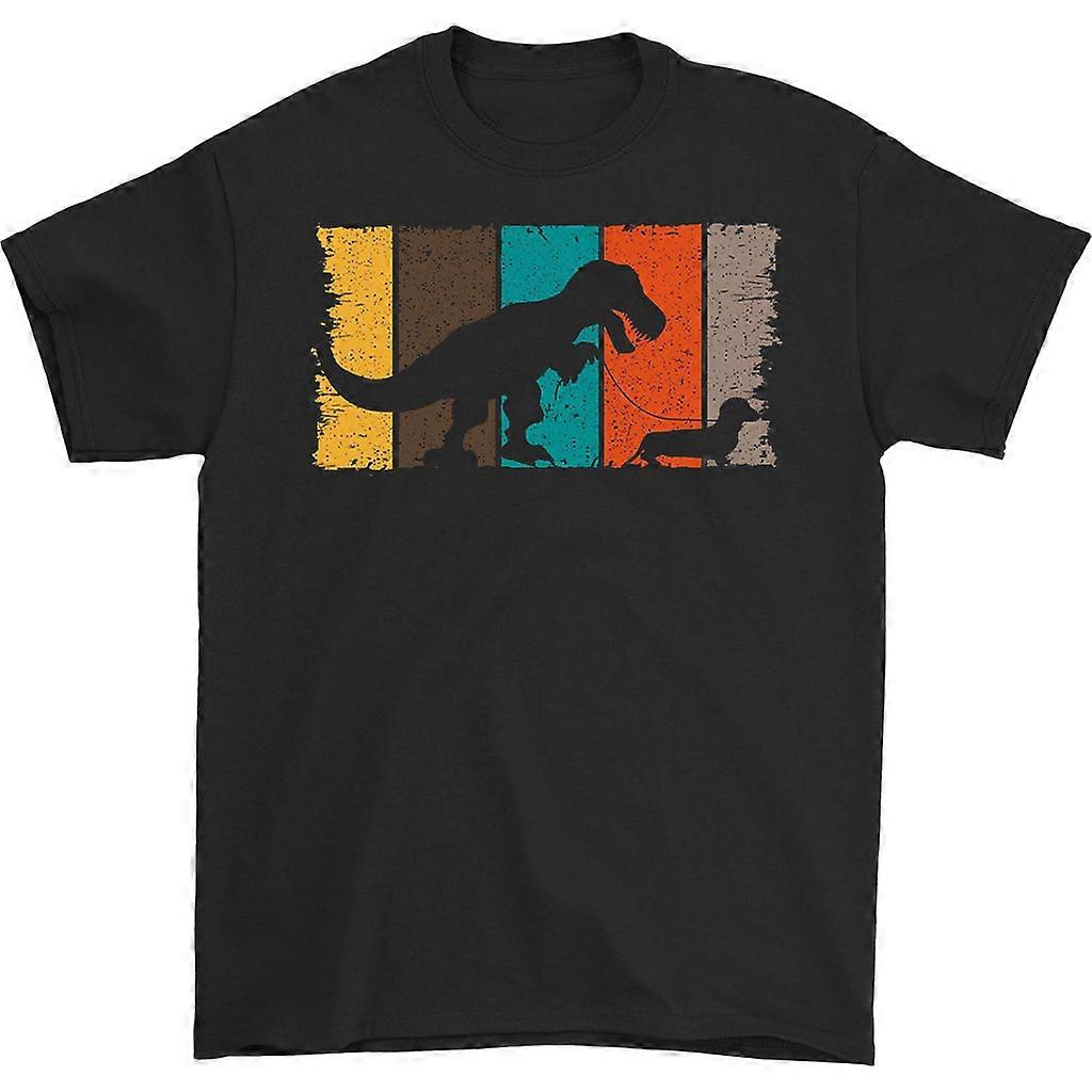 Dinosaur Walking Dackel T-shirt