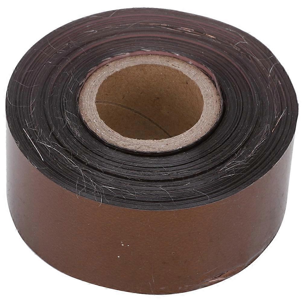 Varmpräglingsfolie Papper Läder Tyg Paketlåda DIY Dekorationstillbehör 3 cm Bredd 120 meter/ Rulle Brun