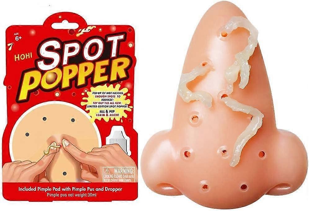 Pimple Popping Toy – Fun Nose-Shaped Stress Toy for Pimple Squeezing