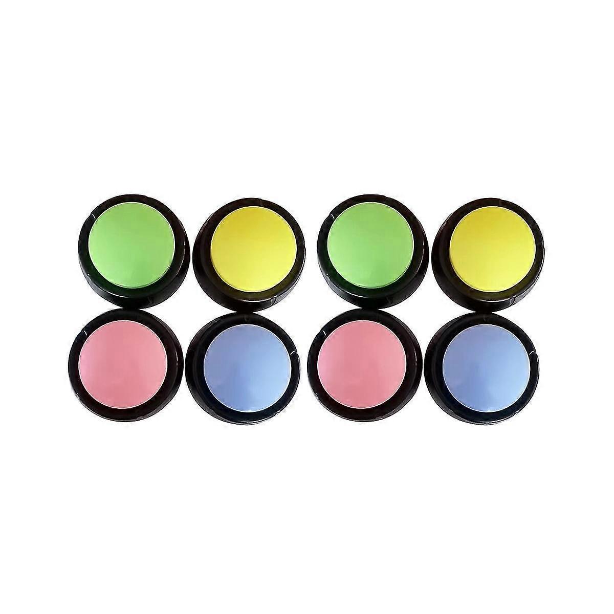 8pcs Squeeze Sound Box Music Box Recordable Voice Sound Button Party Supplies Communication Button