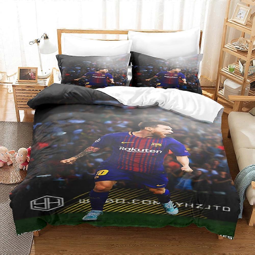 o742 Football Player M-a-s-s-e-y Series Bedding Digital Printed Three-Piece Set nj742
