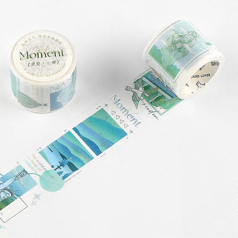 Decorative Washi Paper Sticker Easy to Tear and Stick Washi Paper Sticker for DIY Craft Projects Gift Wrapping