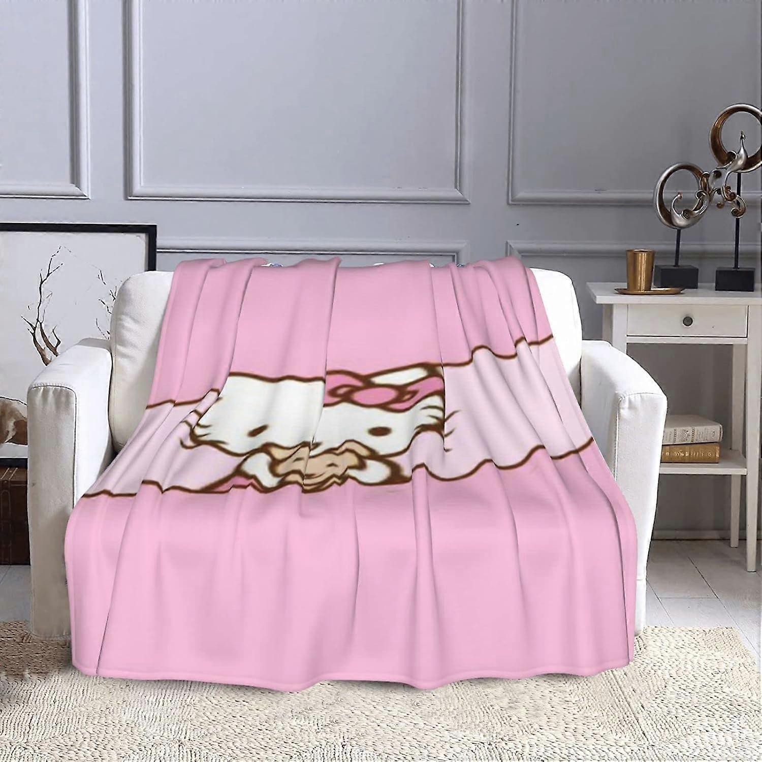 Cobertor dos desenhos animados, cobertor da animação 3D, flanela, cor fresca