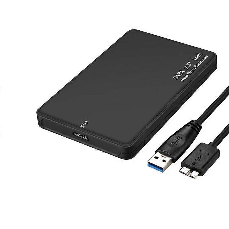 2.5inch USB 3.0 SATA Hd Box HDD Drive External HDD Enclosure black Case Tool Free 5 Gbps Support UASP for SSD/ 2TB Hard Disk