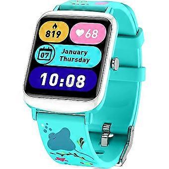 Crianças meninas meninos Fitness Tracker com frequência cardíaca impermeável calculadora alarme cronômetro pedômetro sono monitor céu azul, 2024 ping