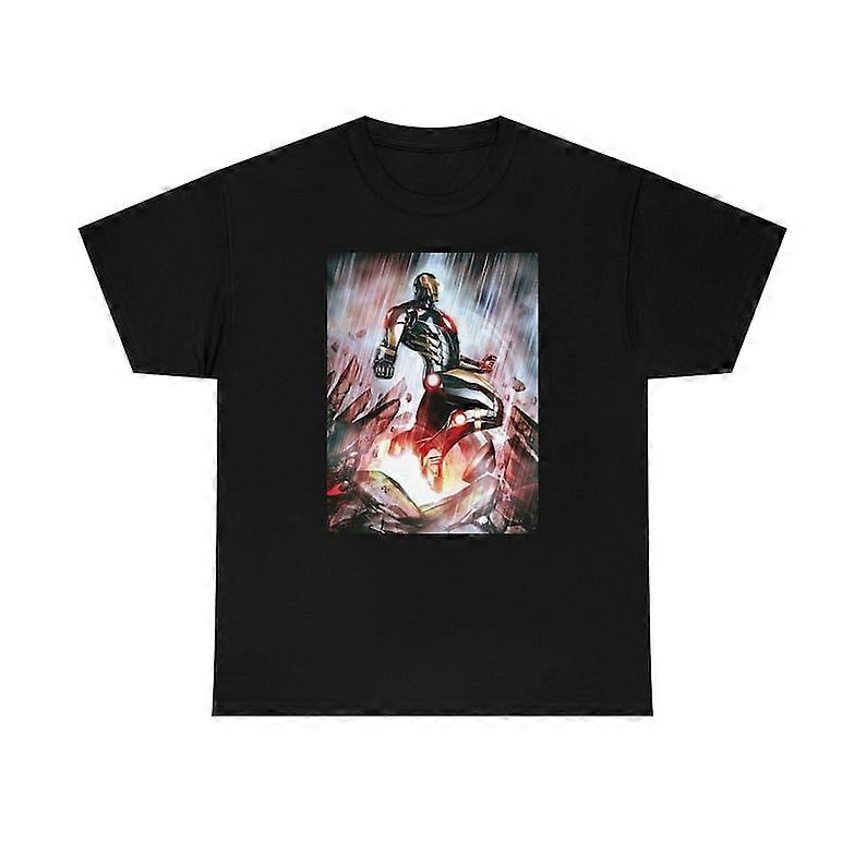 Iron Man Unisex Heavy Cotton Tee-Drr319