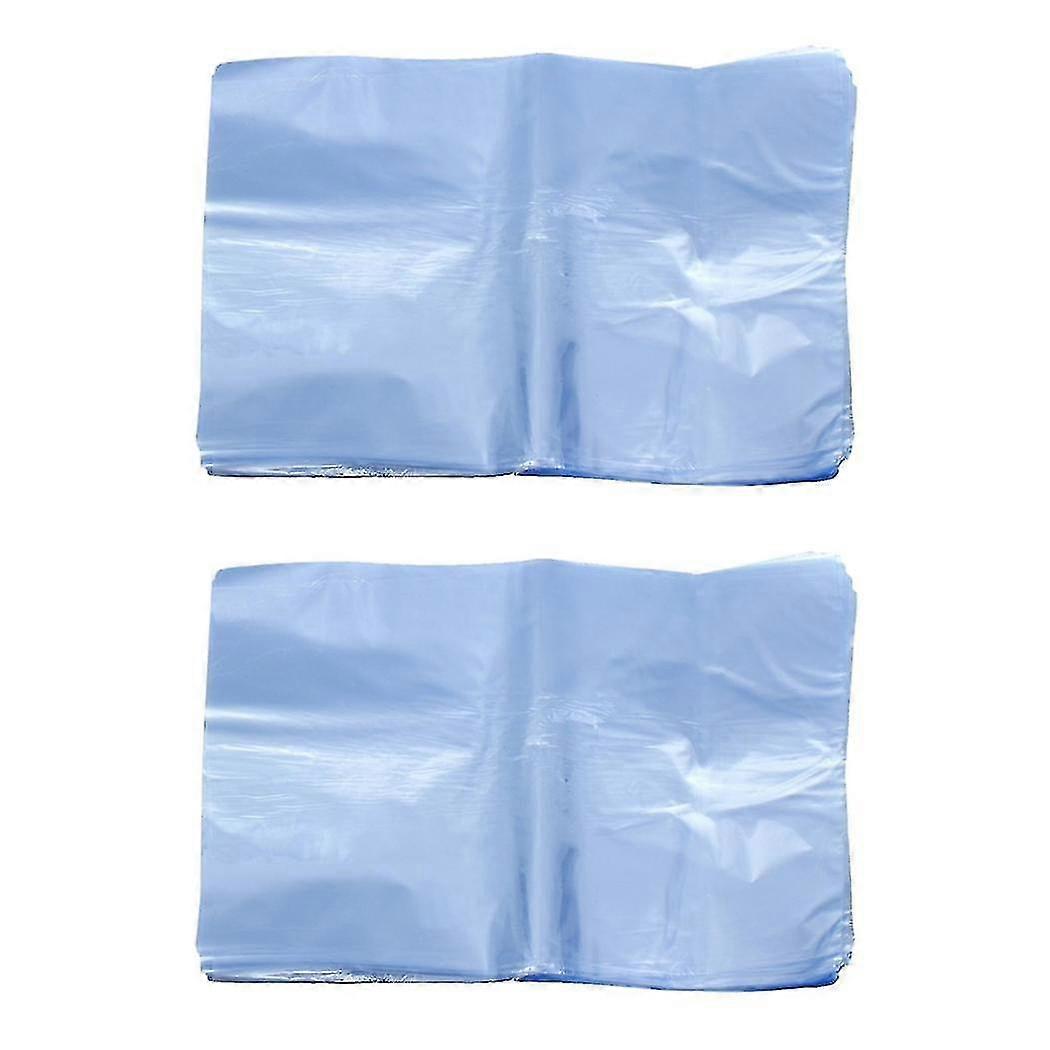 200pcs Pvc Heat Shrink Wrap Bags Flat Seal Gift Packing 8 Inch X 12 Inch