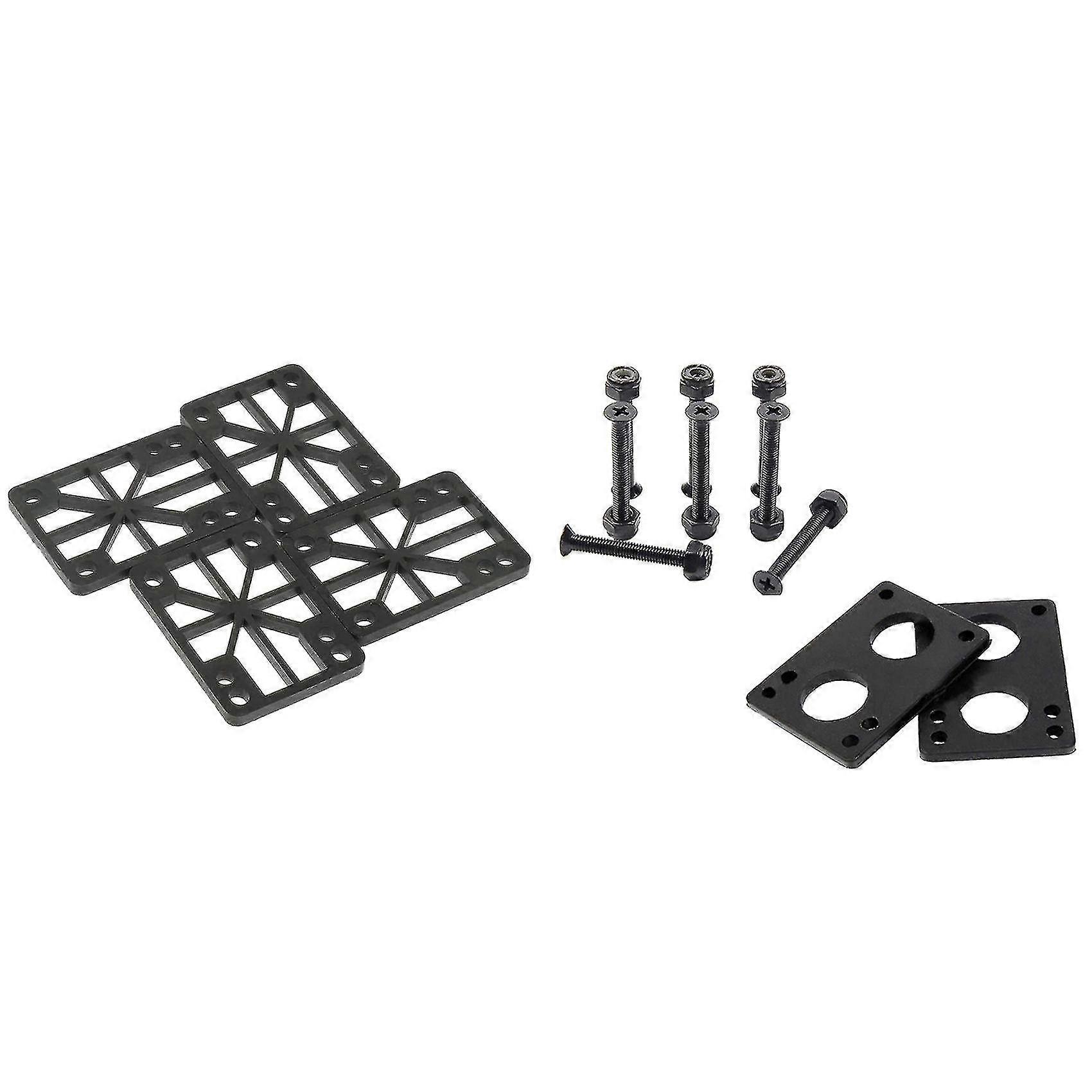 4pcs 6mm Durable Skateboard Shock Pads Risers Compatible With Skateboard