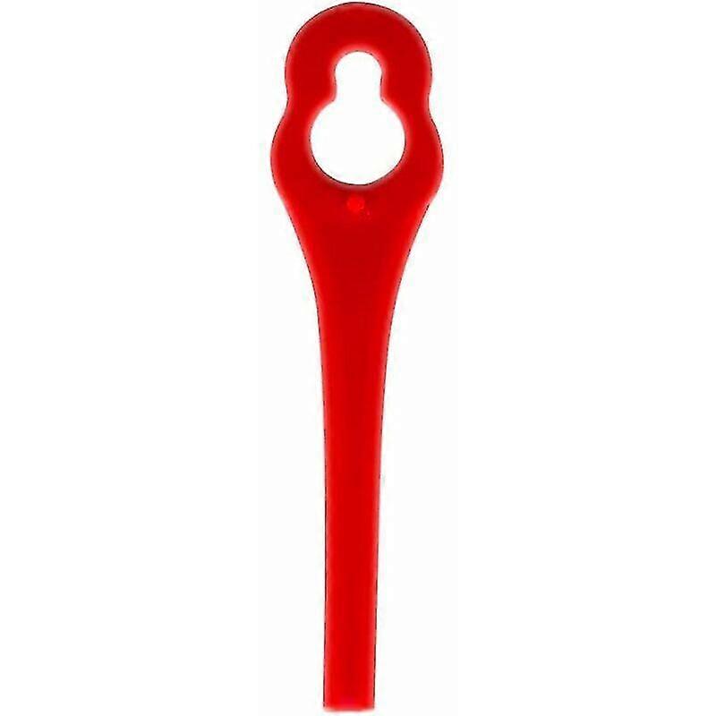 L83100pcs Plastic Lawn Mower Blade Gourd Shape, L83 Red 10*5mm