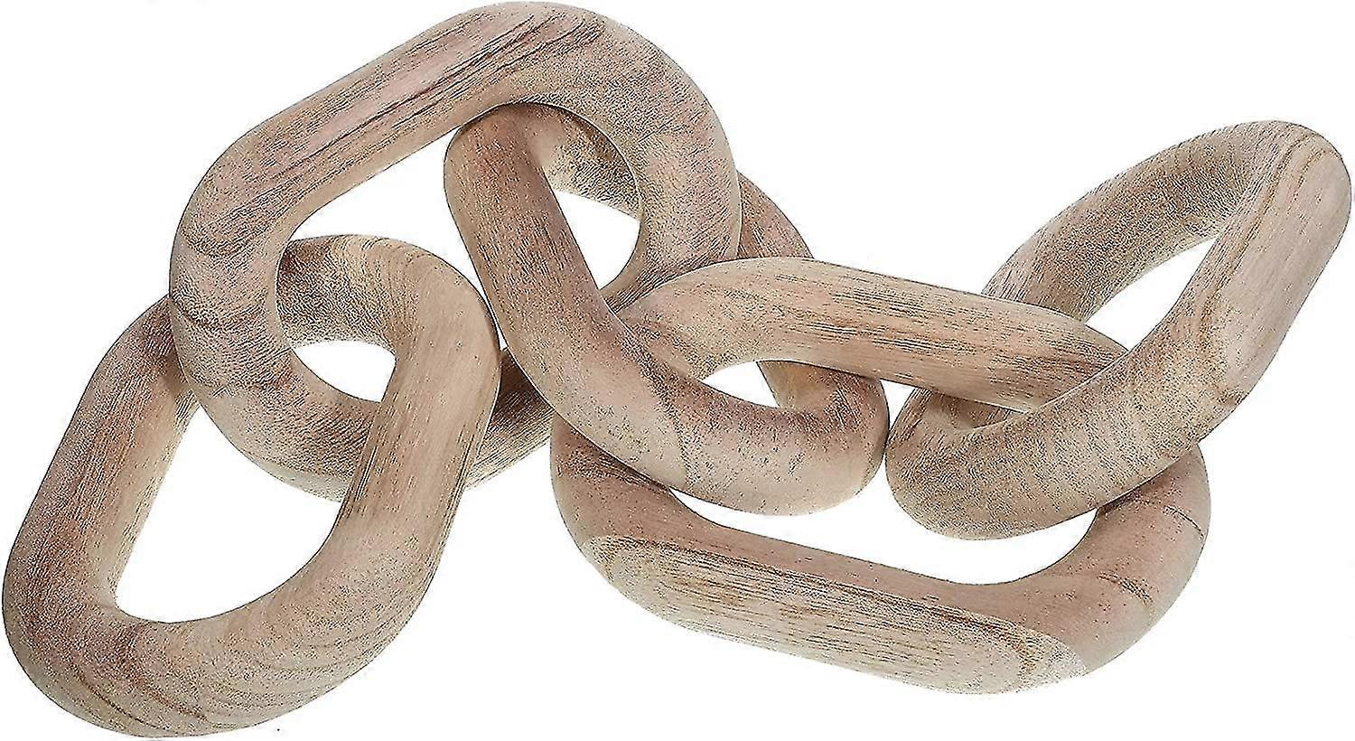 Decorative Wooden Chain Decorative 5 Section Decorative Chain