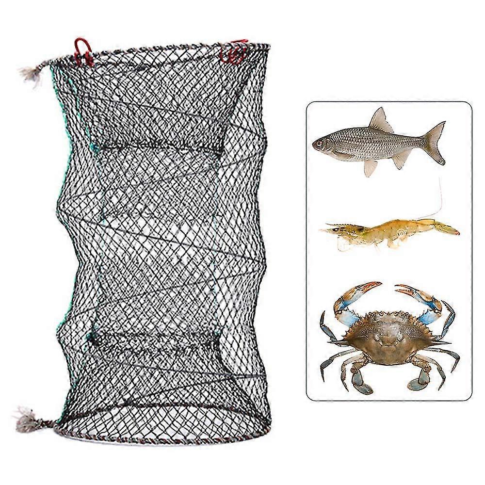 Three-layer Hanging Spring Fishing Net Cage For Crab, Crayfish, Lobster, Fish Catcher Trap